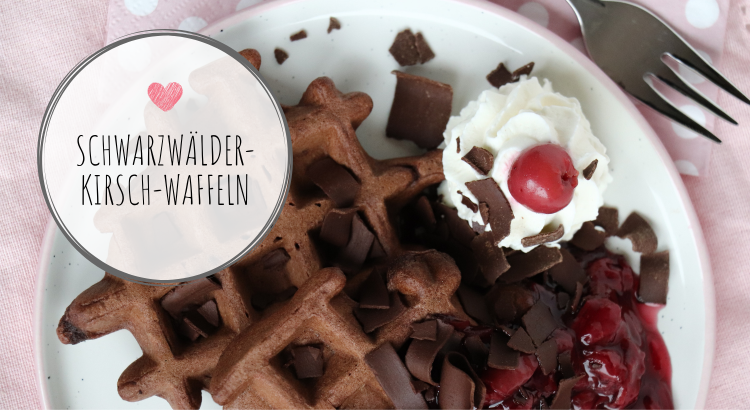 Waffeln mit Kirschen Rezept