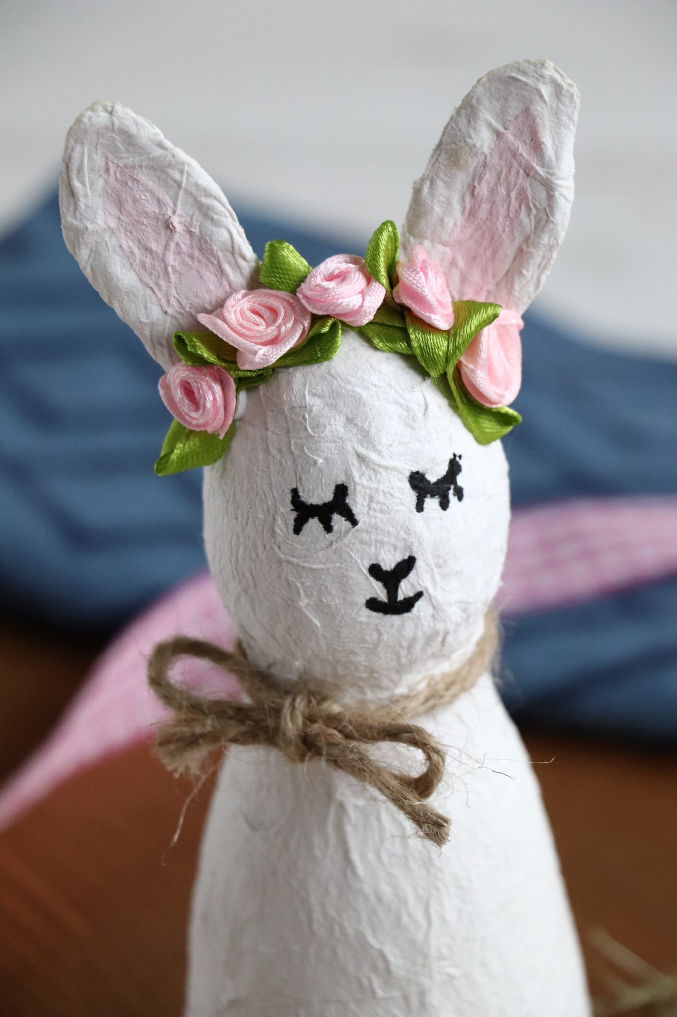 Pappmaché-Hasen: Upcycling-Idee zu Ostern - Lavendelblog