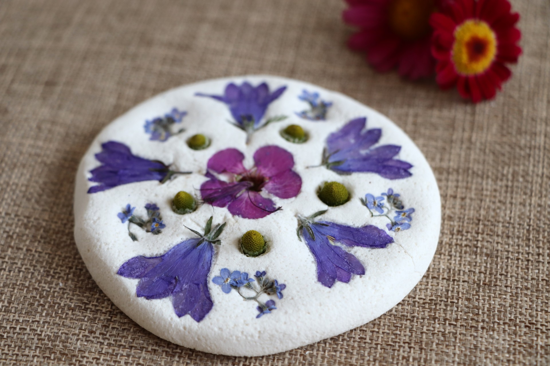 Salzteig-Mandalas selber machen - Lavendelblog