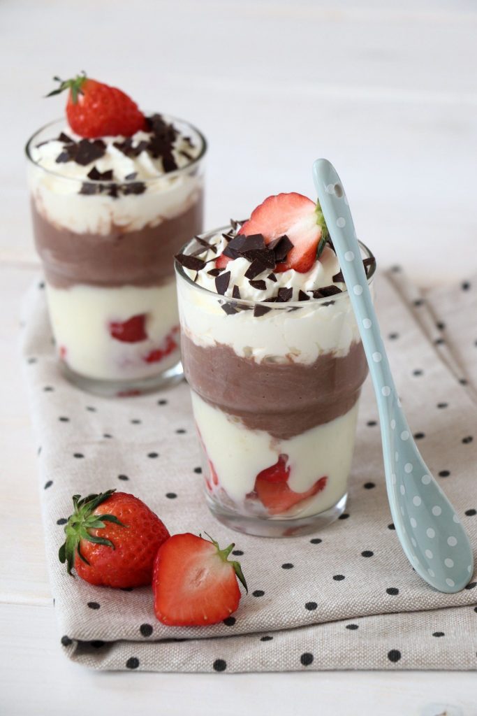 Erdbeeren Dessert im Glas Rezept