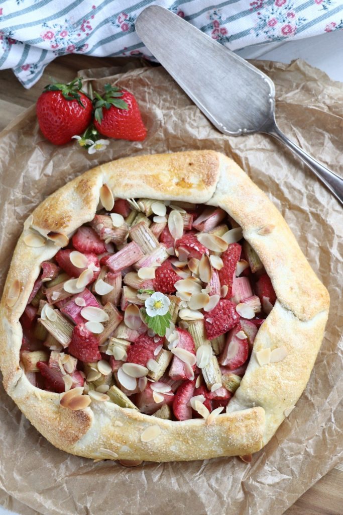 Galette Rezept mit Erdbeeren