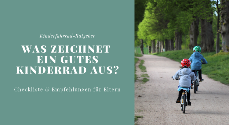 gutes Kinderrad Kauf Tipps