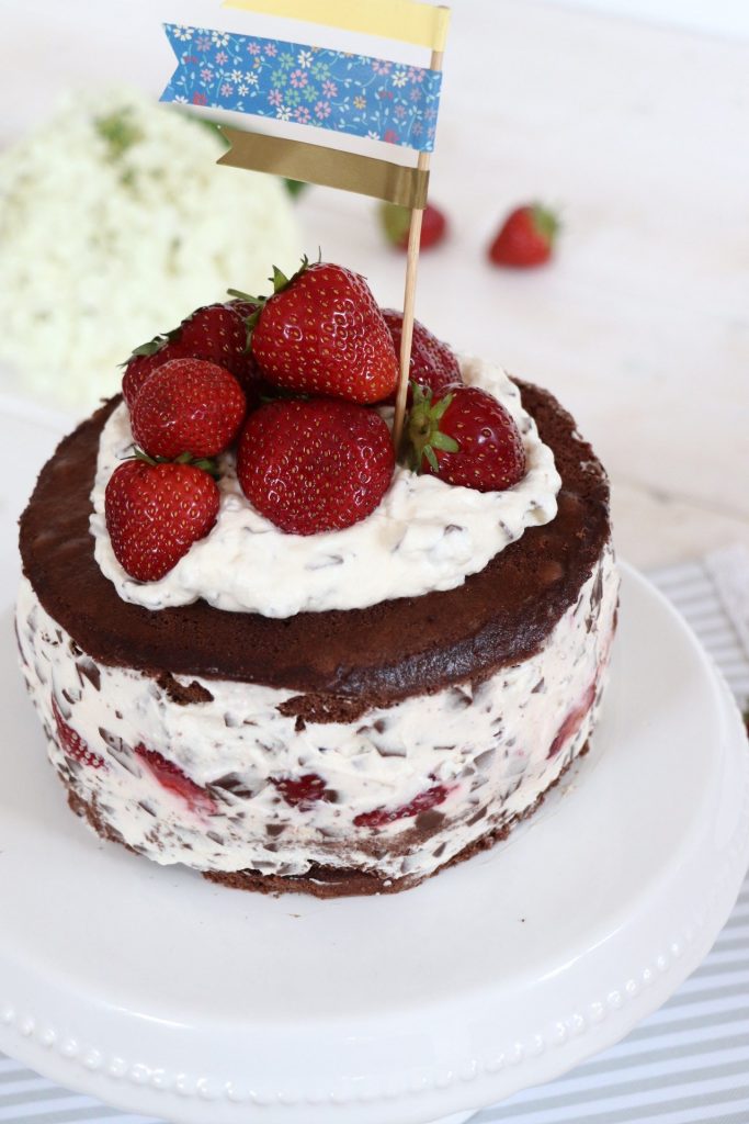 Naked Cake Erdbeeren