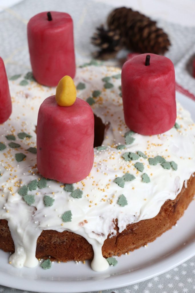 Adventskranz-Kuchen Adventssonntag