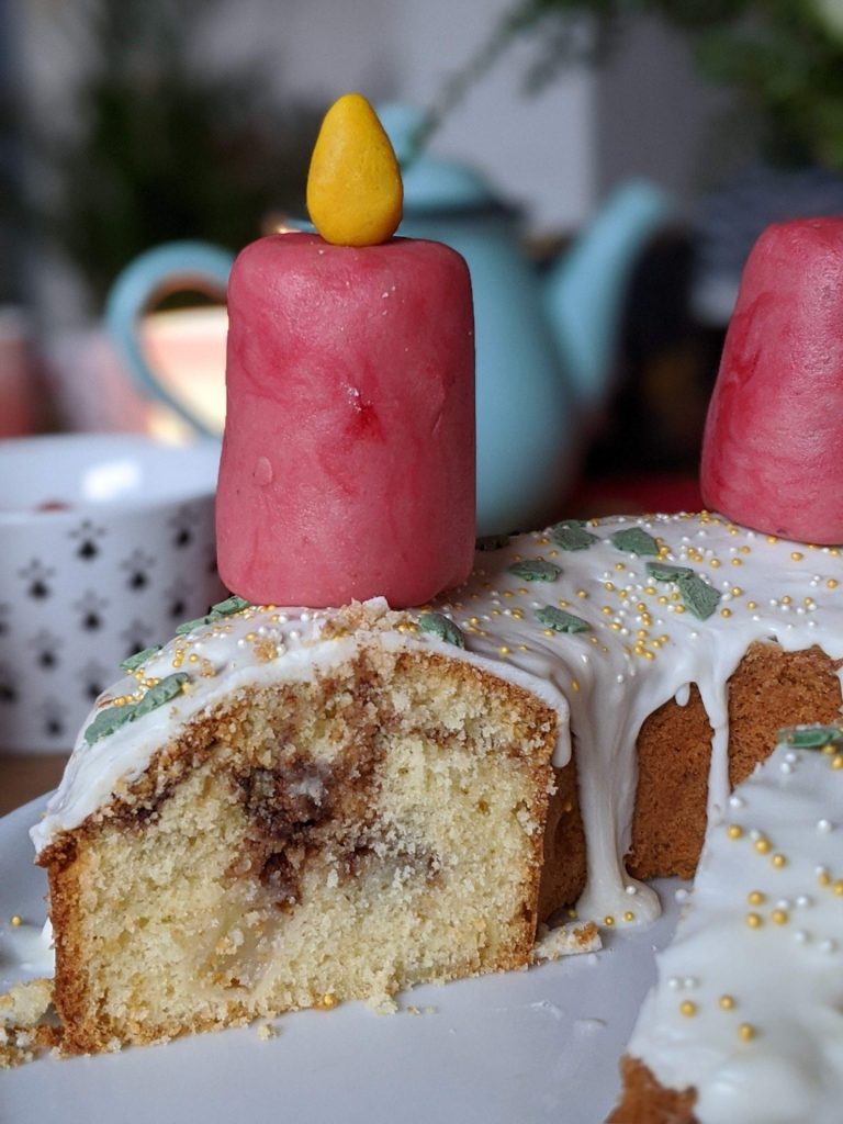 Birnen-Zimt Kuchen Weihnachten