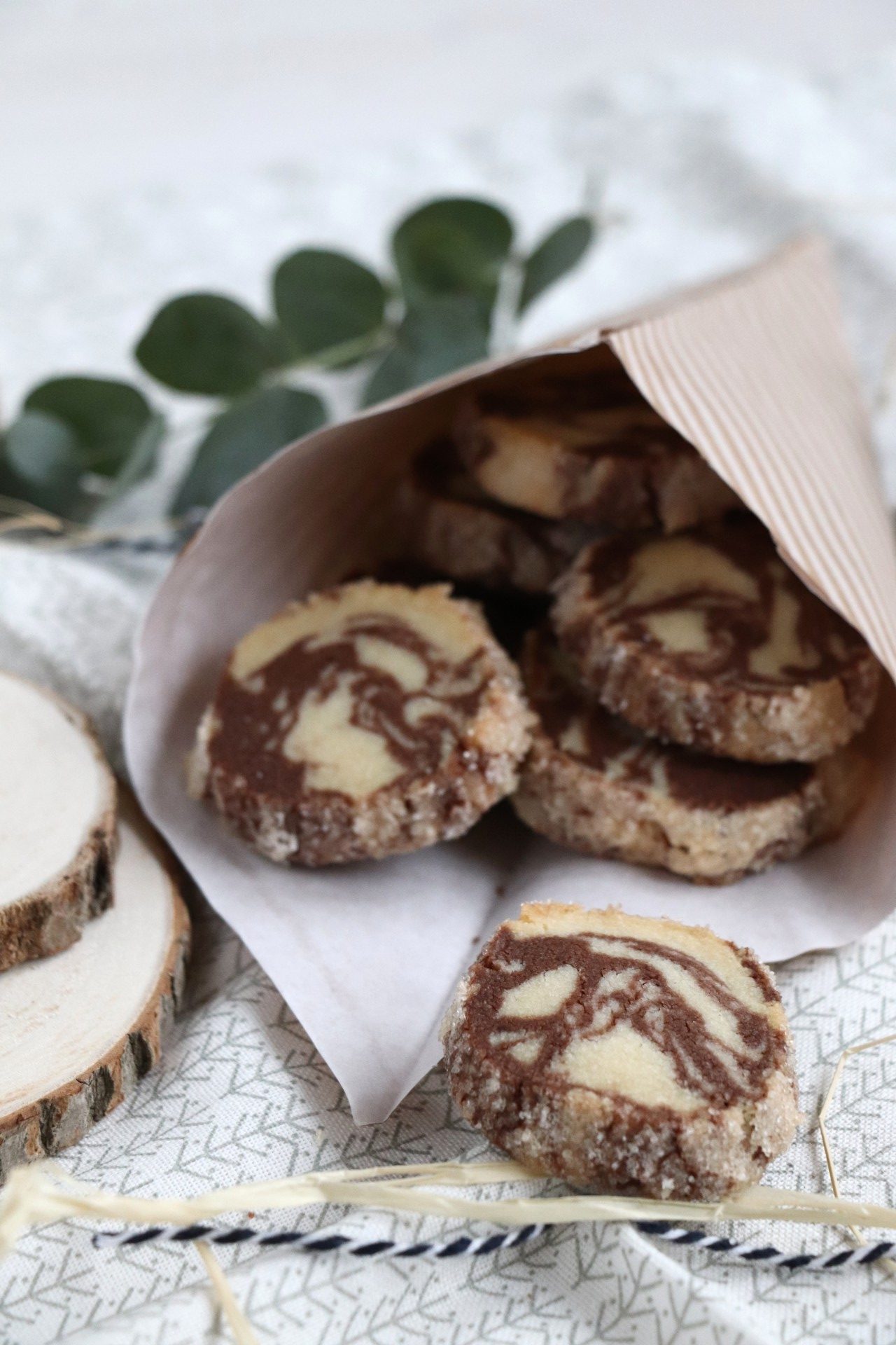 Rezept: Heidesand-Plätzchen (schwarz-weiß) - Lavendelblog