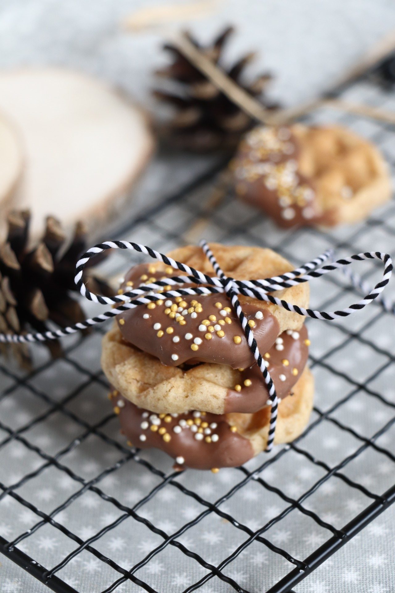 Rezept: Waffelkekse mit Zimt - Lavendelblog