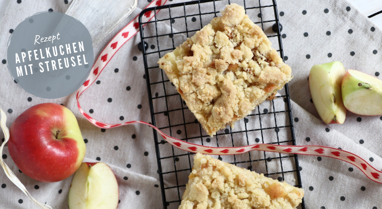 Rezept Apfelkuchen mit Streusel