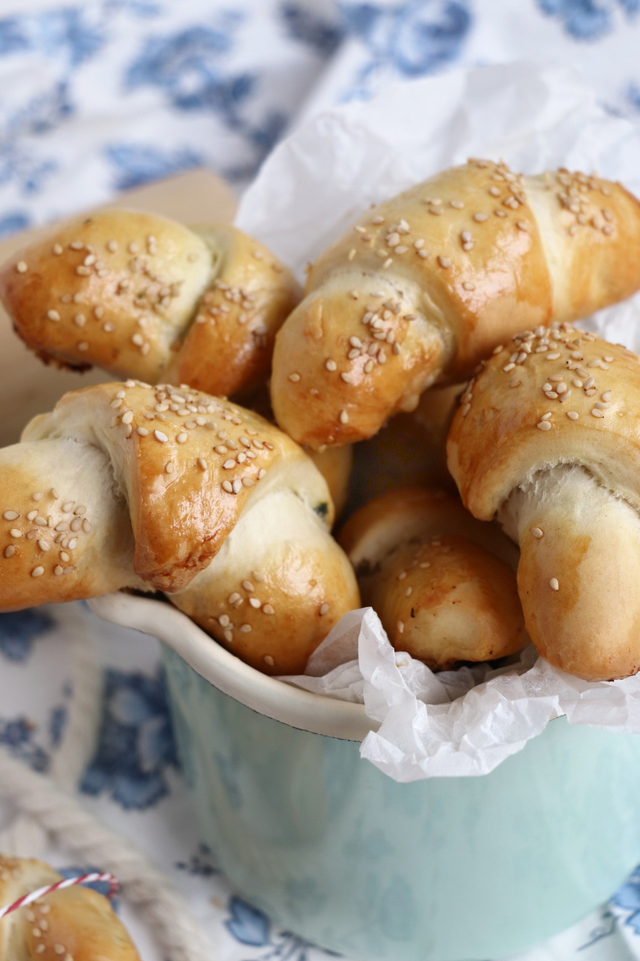 Rezept: Gefüllte Hörnchen - perfekt als herzhafter Snack - Lavendelblog