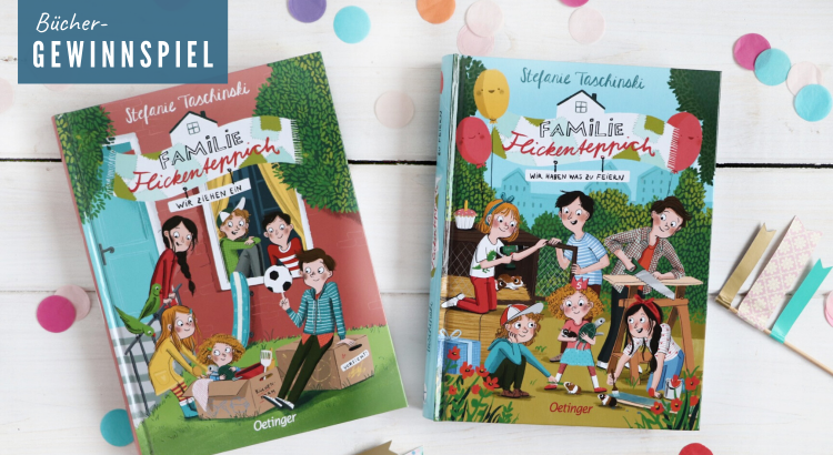 Kinderbuch Gewinnspiel Familie Flickenteppich