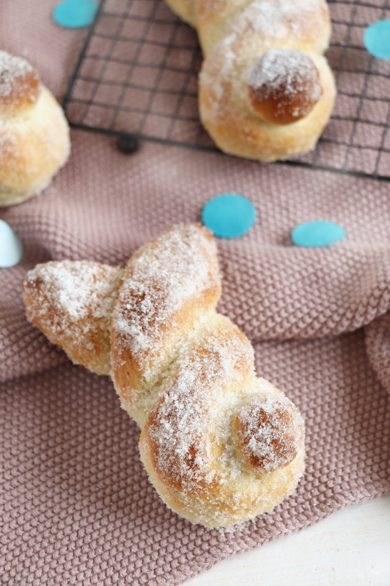 Rezept Osterhasen aus Quark-Öl-Teig - Lavendelblog