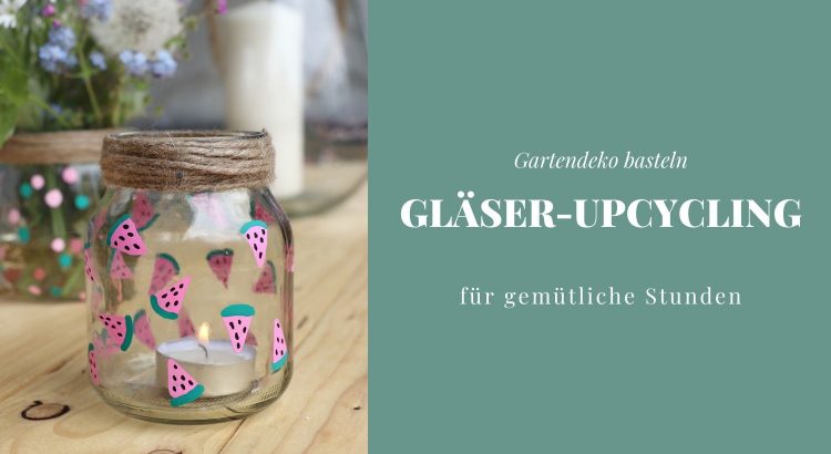 Gartendeko Upcycling Idee