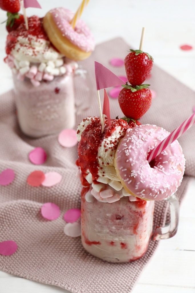 Erdbeer-Freakshake Rezept