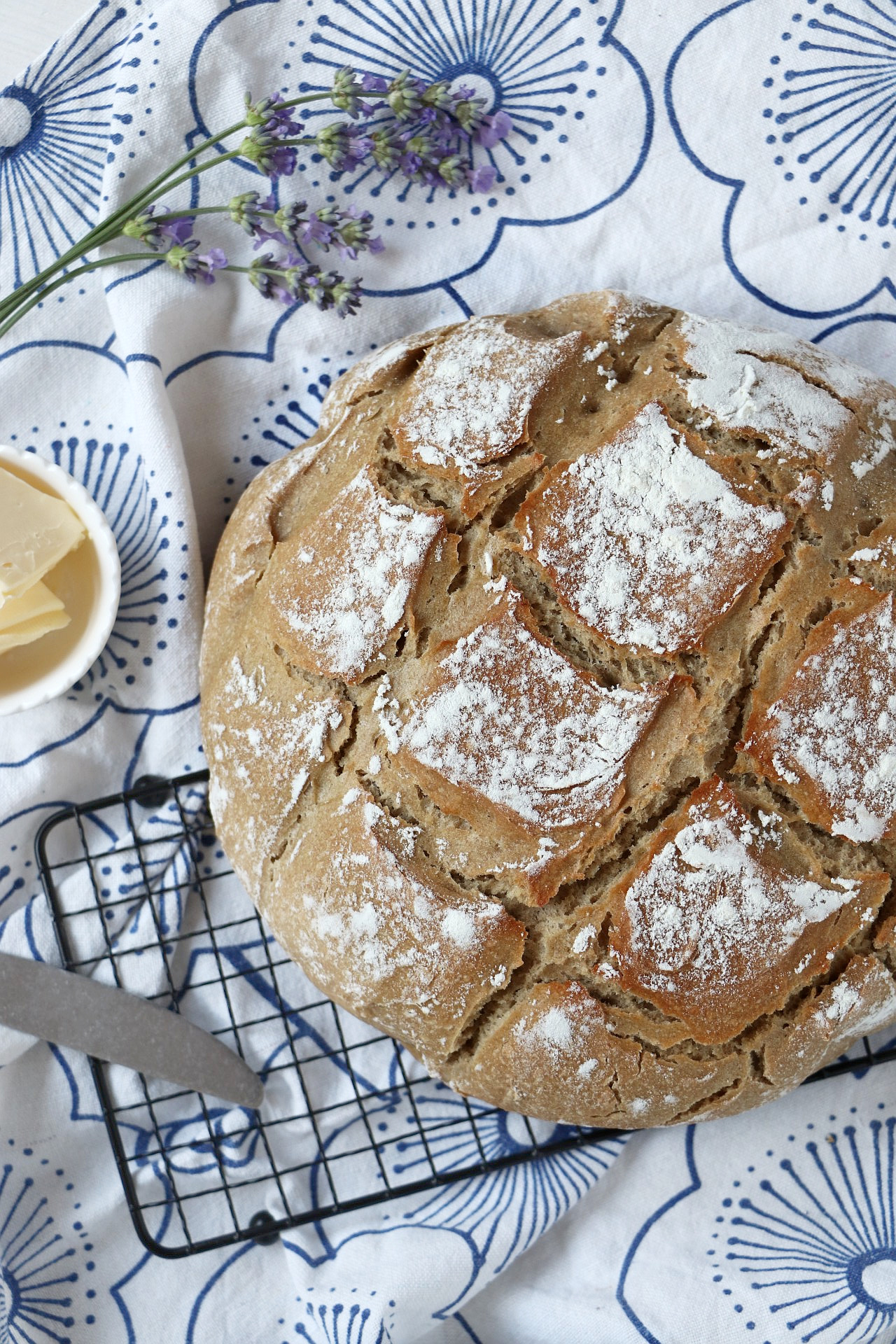 Roggenmischbrot Rezept - Lavendelblog