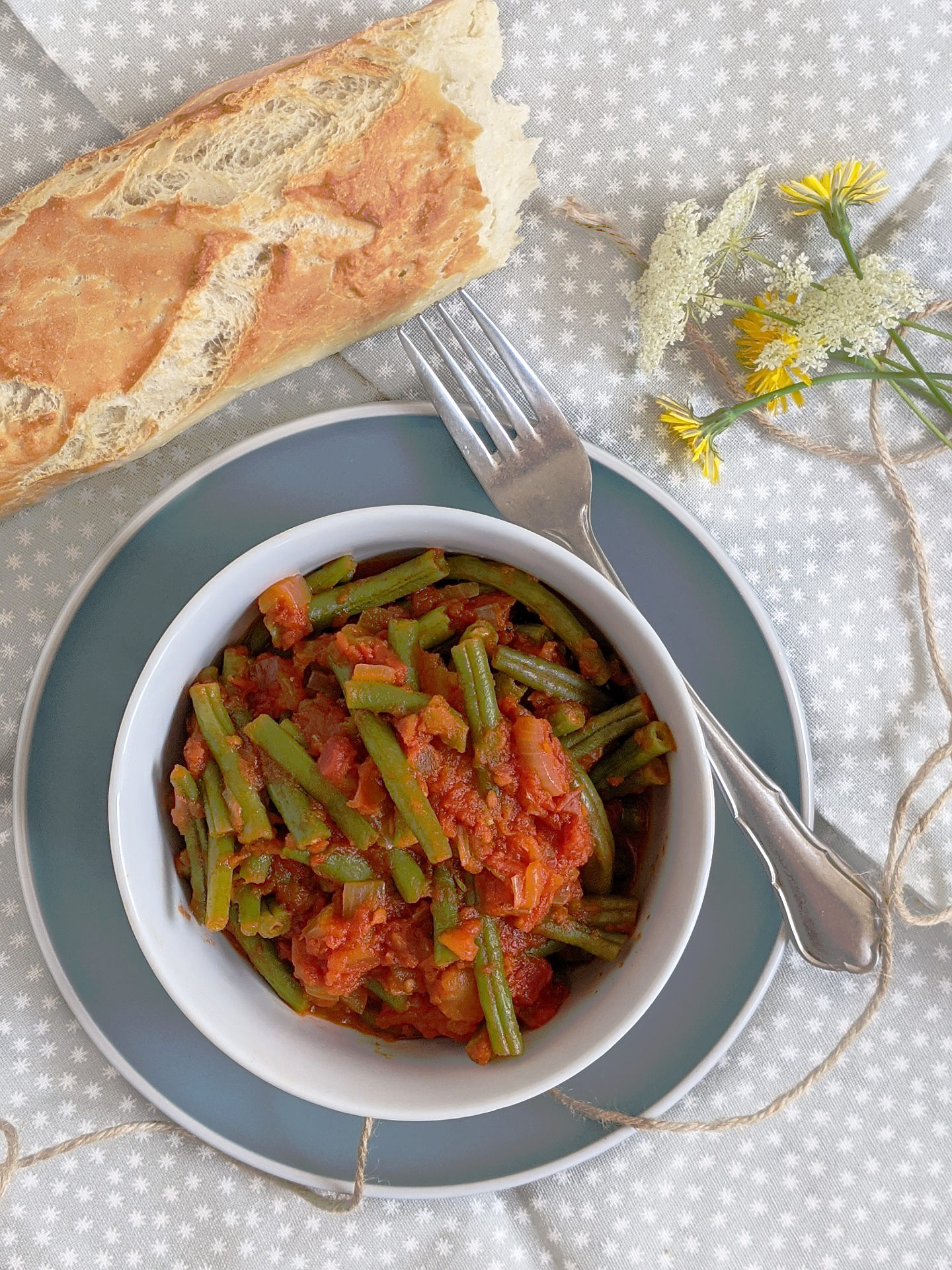 Tomaten Bohnen Gemüse - Lavendelblog