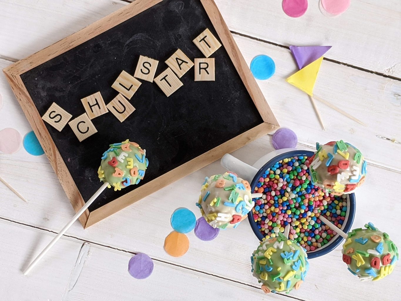 Buchstaben Cake Pops