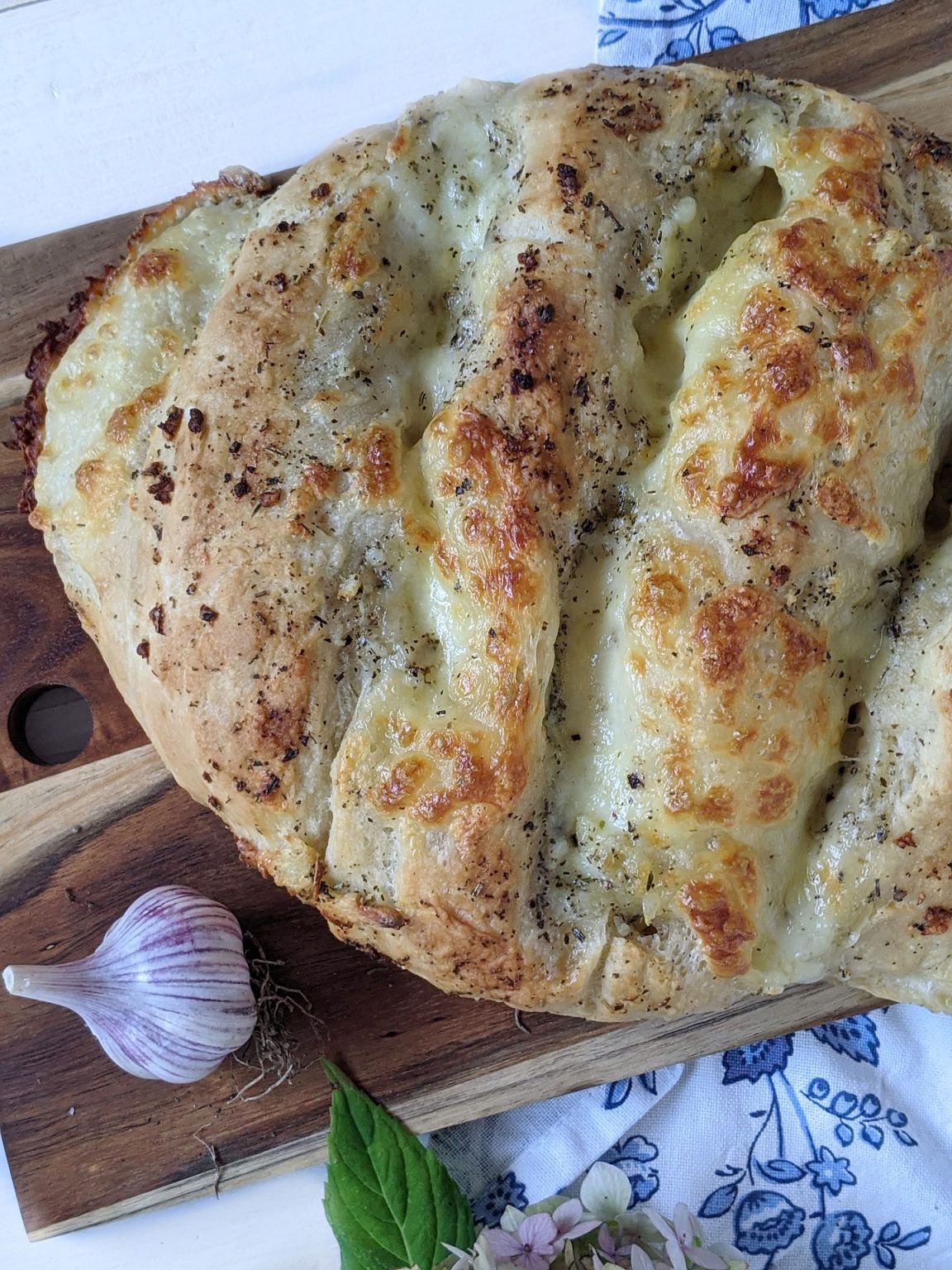 Rezept: Mozzarella-Brot mit Knoblauch - Lavendelblog