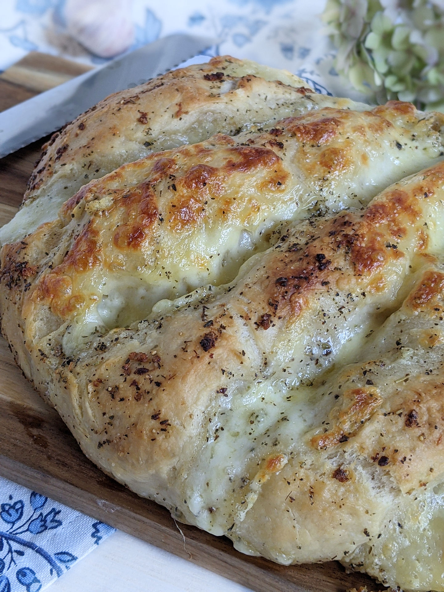 Mozzarella-Brot Rezept mit Knoblauch - Lavendelblog
