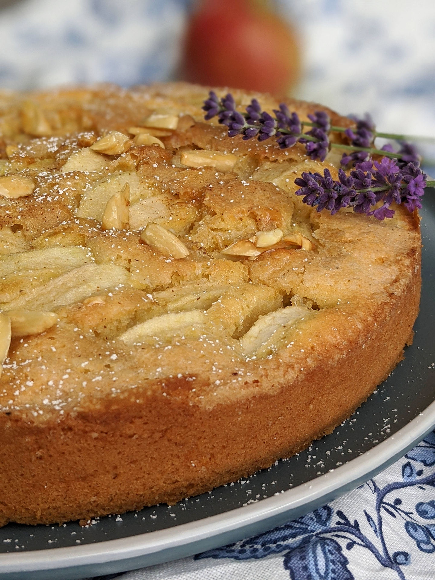 Apfelkuchen mit Mandeln Rezept - Lavendelblog