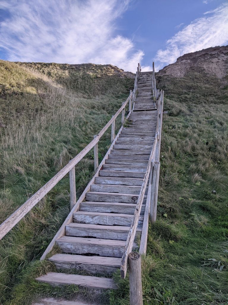 Bovbjerg Steilküste Treppe