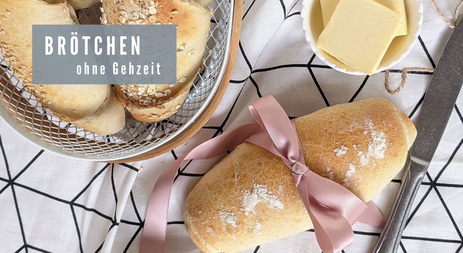 Brötchen ohne Gehzeit Rezept - Lavendelblog