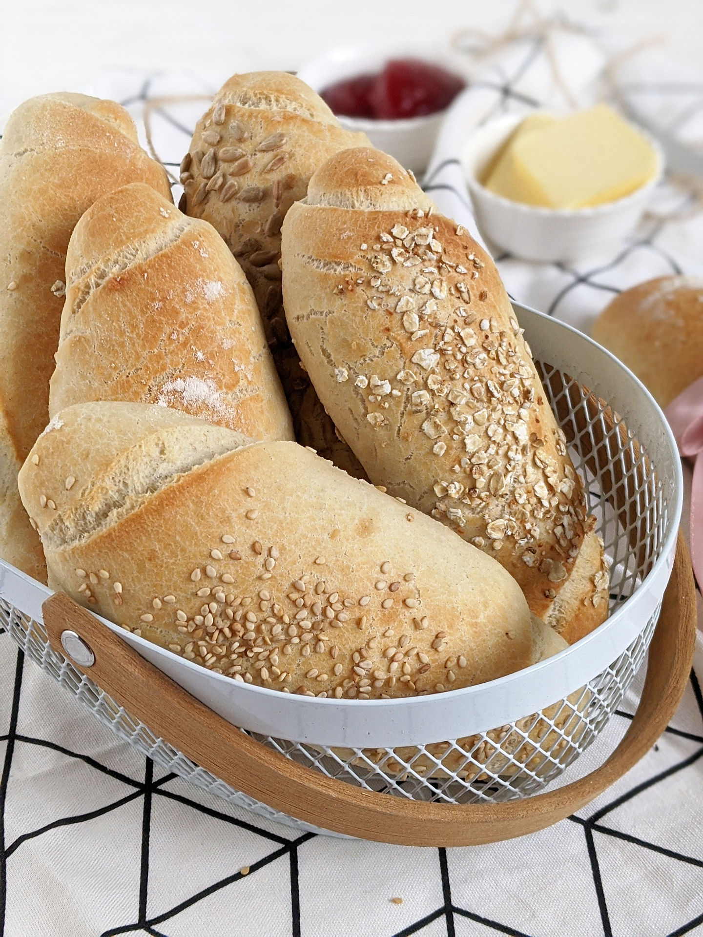 schnelle Brötchen Rezept ohne Gehzeit - Lavendelblog