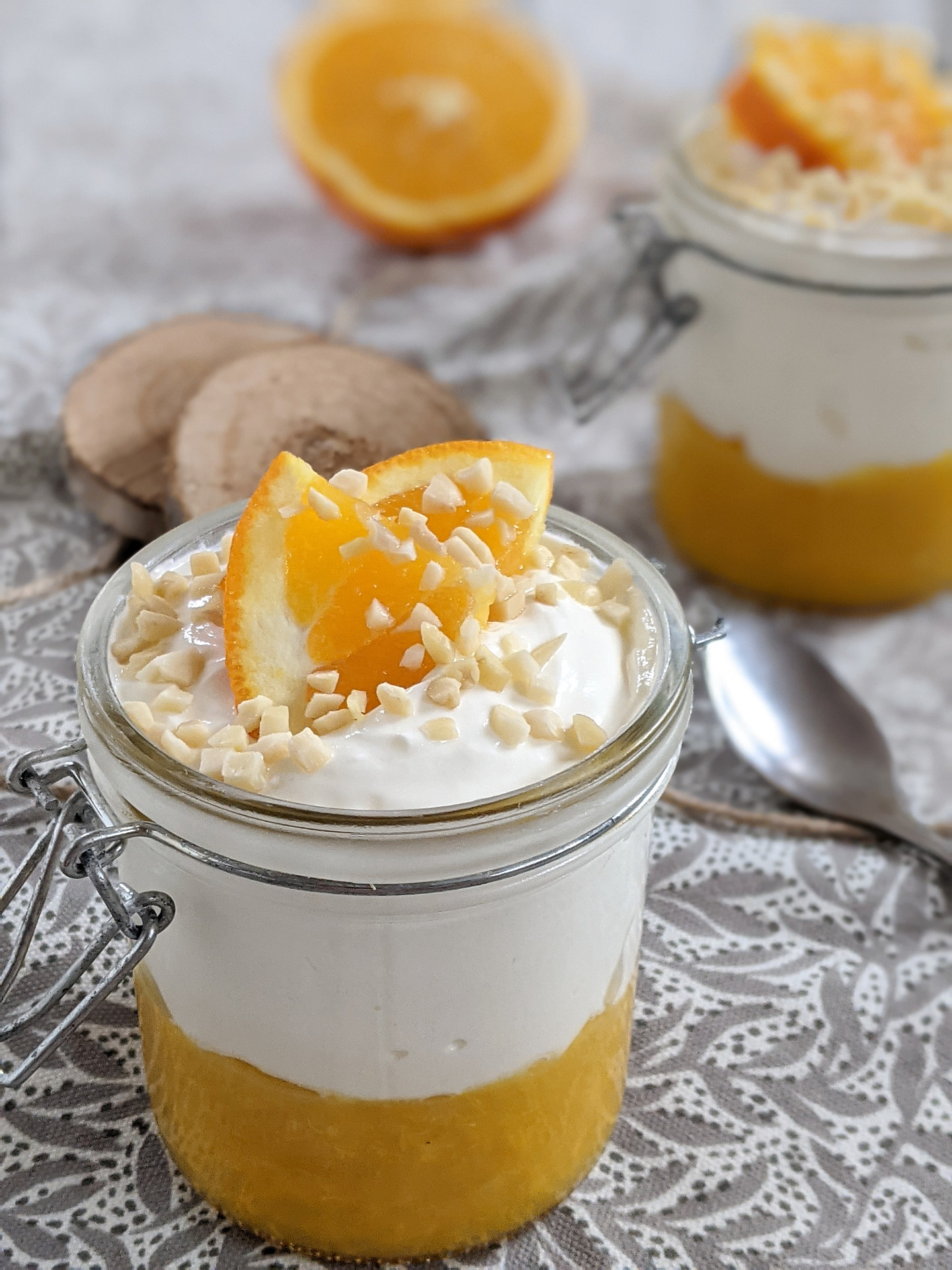 Orangen-Dessert im Glas - Lavendelblog