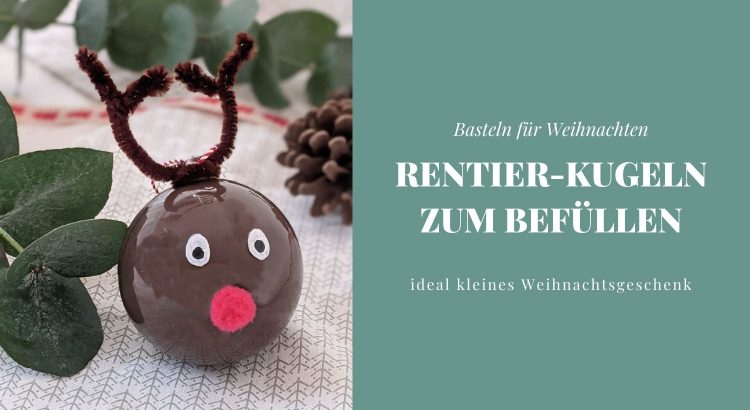 Weihnachten DIY Rentier-Kugeln