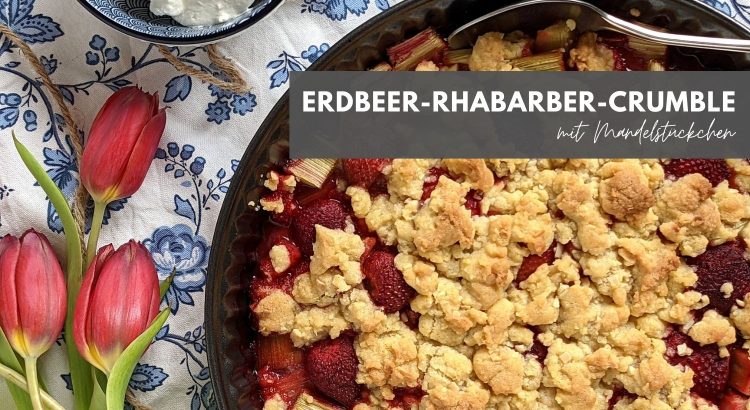 Rhabarbercrumble Rezept