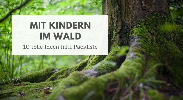Wald mit Kindern Ideen Waldausflug