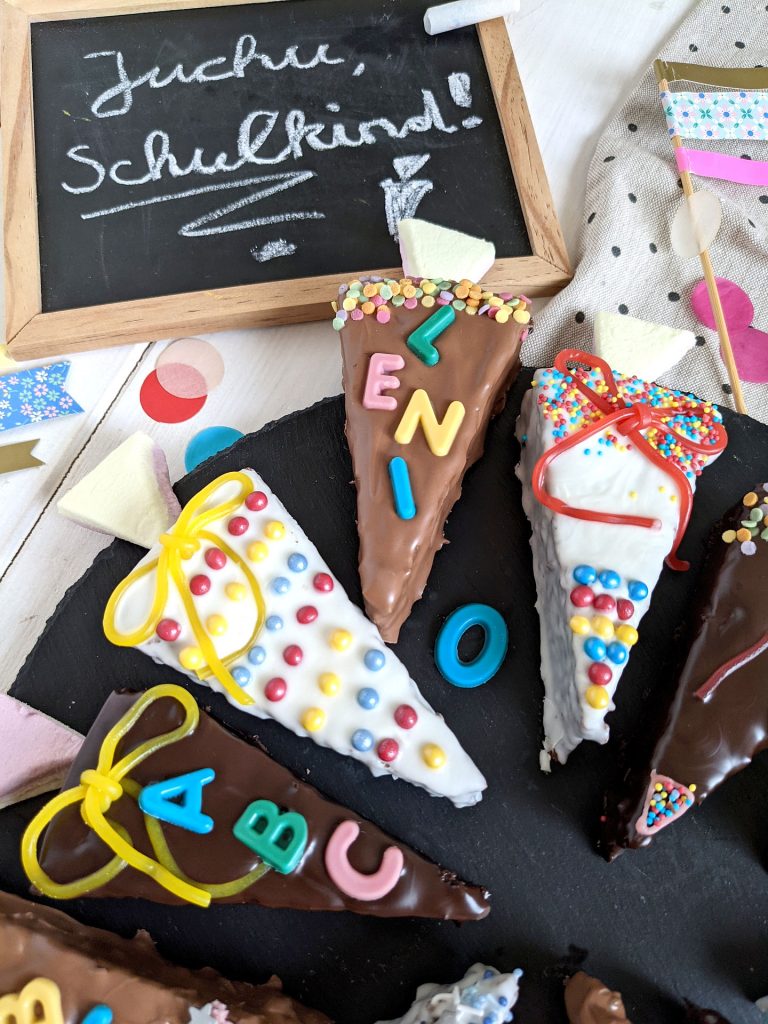 Schultüten-Kuchen Rezept