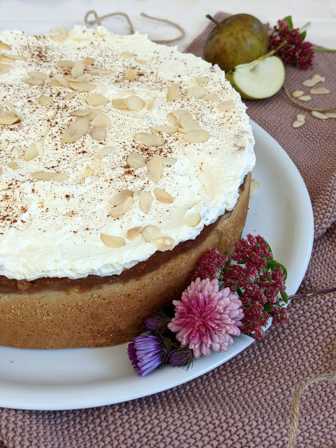 Rezept: Apfelkuchen mit Apfelsaft backen - Lavendelblog