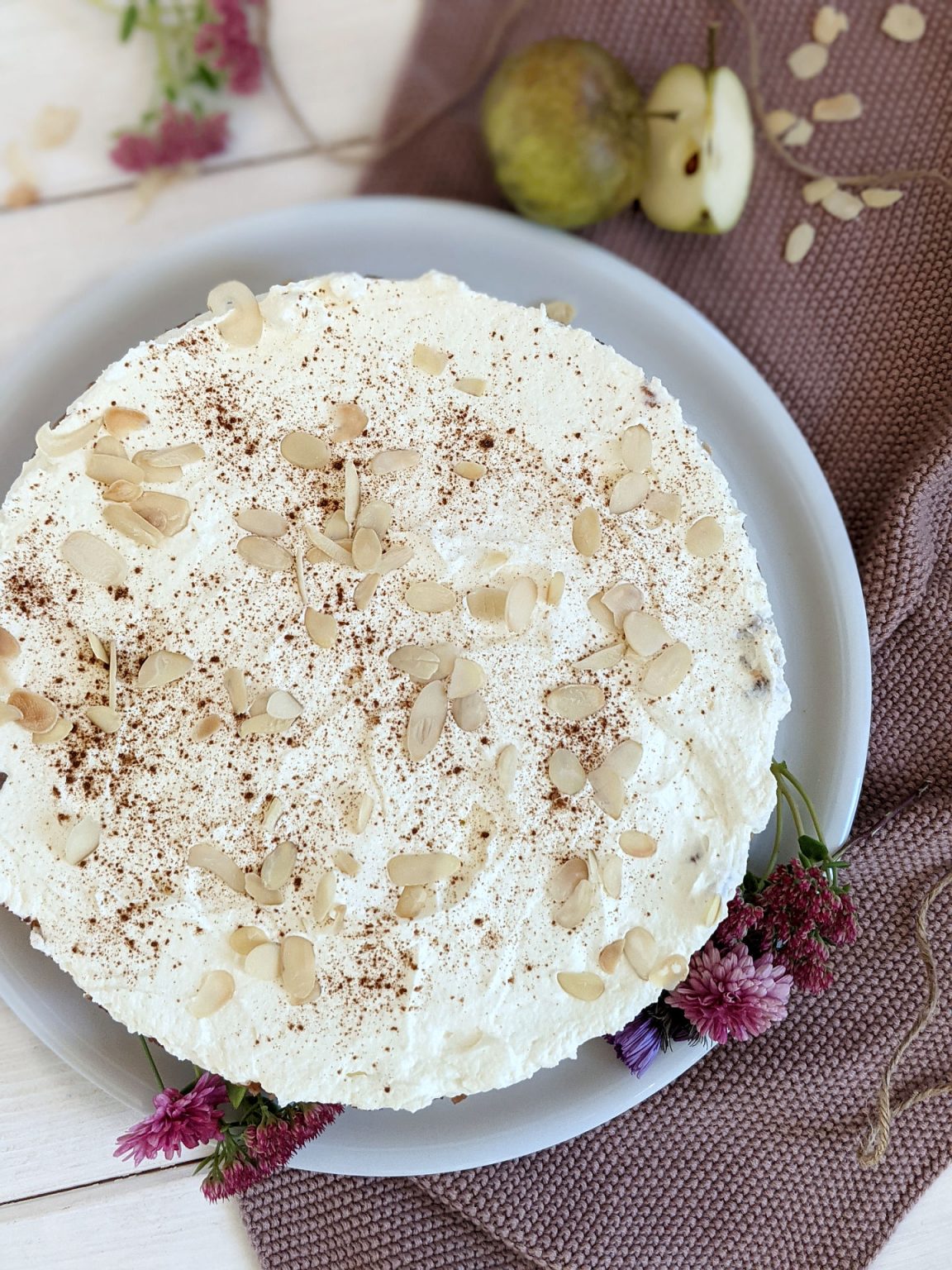 Rezept: Apfelkuchen mit Apfelsaft backen - Lavendelblog