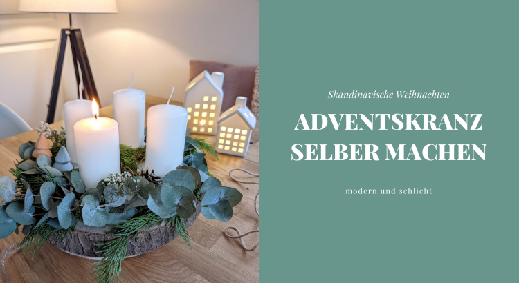 DIY Adventskranz selber machen