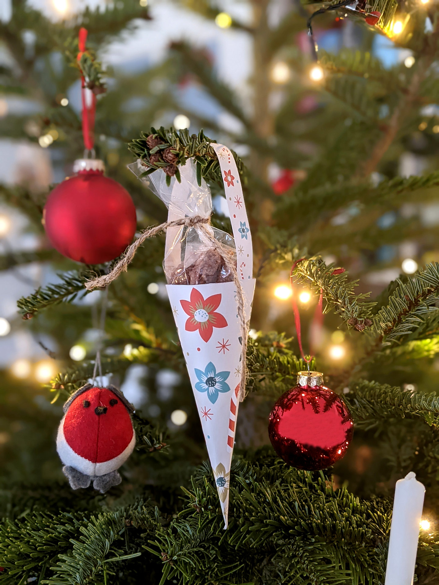 dänischer Weihnachtsschmuck Krämertüten DIY