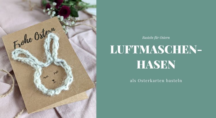 Luftmaschen-Hasen Osterkarten