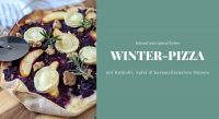 Rezept: Winter-Pizza mit Rotkohl und karamellisierten Walnüssen