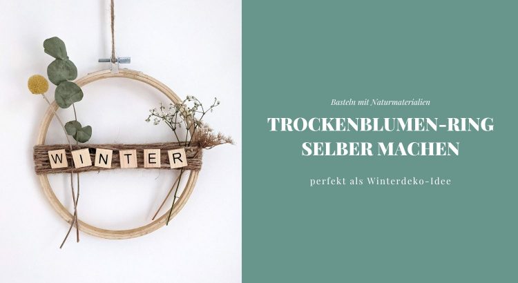 Trockenblumenkranz DIY