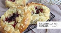 Rezept: Kirschtaler mit Pudding