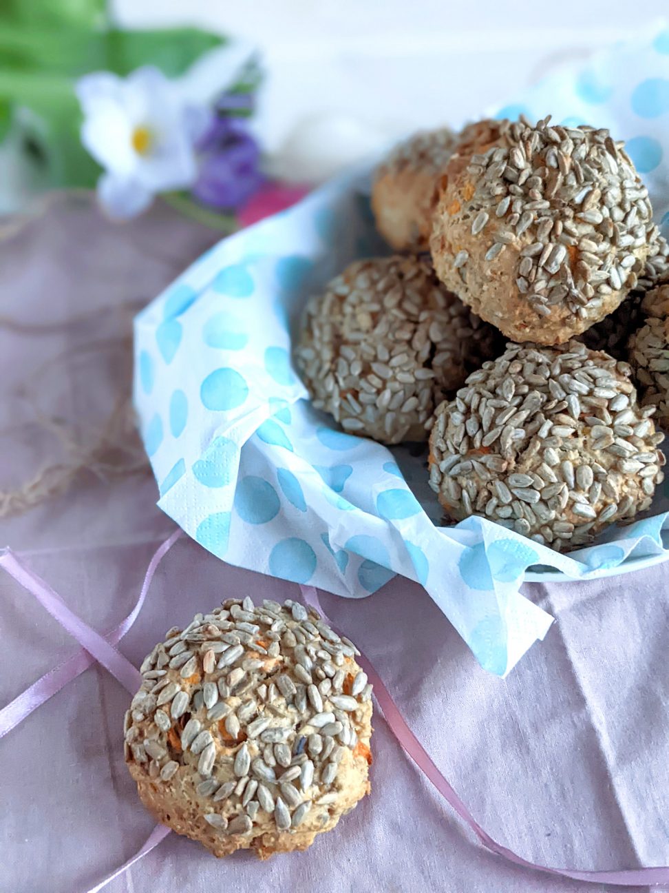 Rezept Joghurtbrötchen mit Möhren