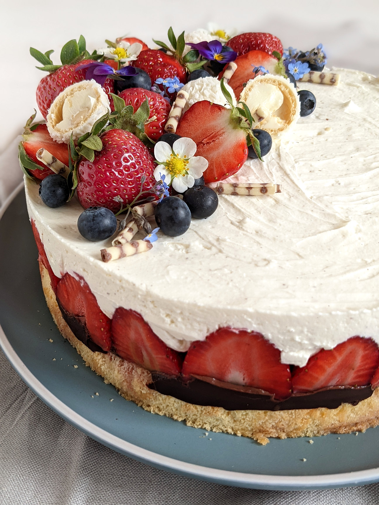 Erdbeer-Mascarpone-Torte backen