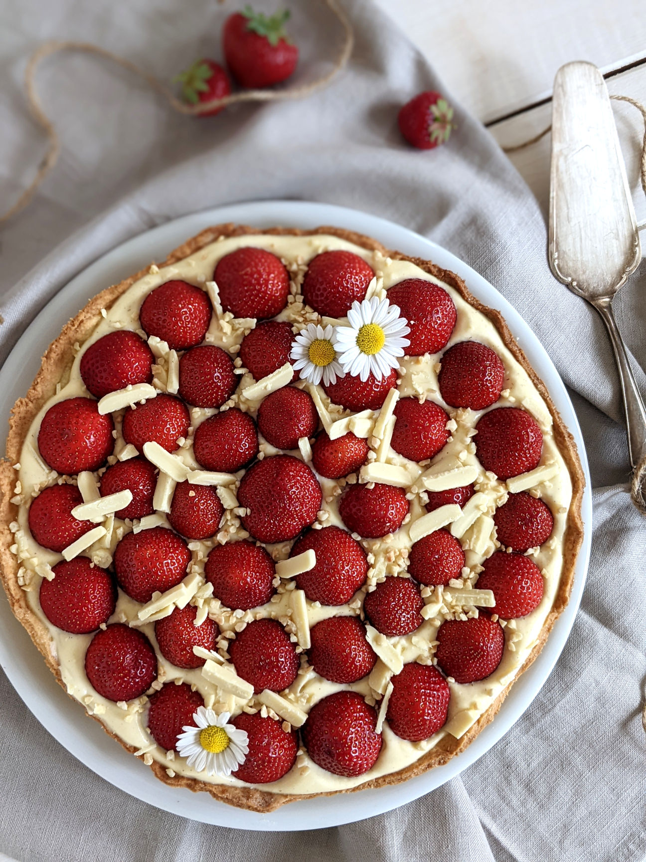 Erdbeertarte mit Vanillecreme Rezept