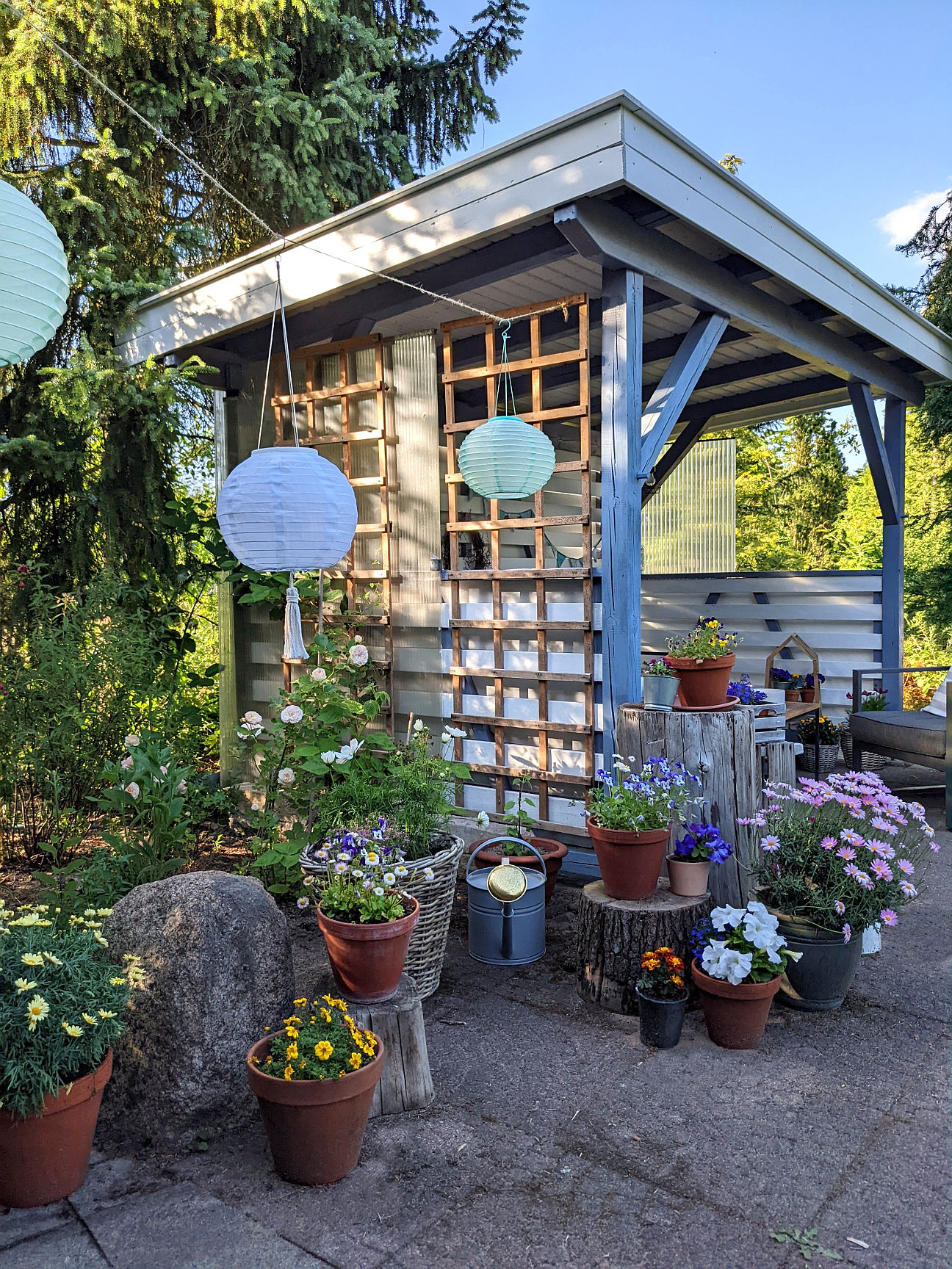 Gartengestaltung Hanggrundstück