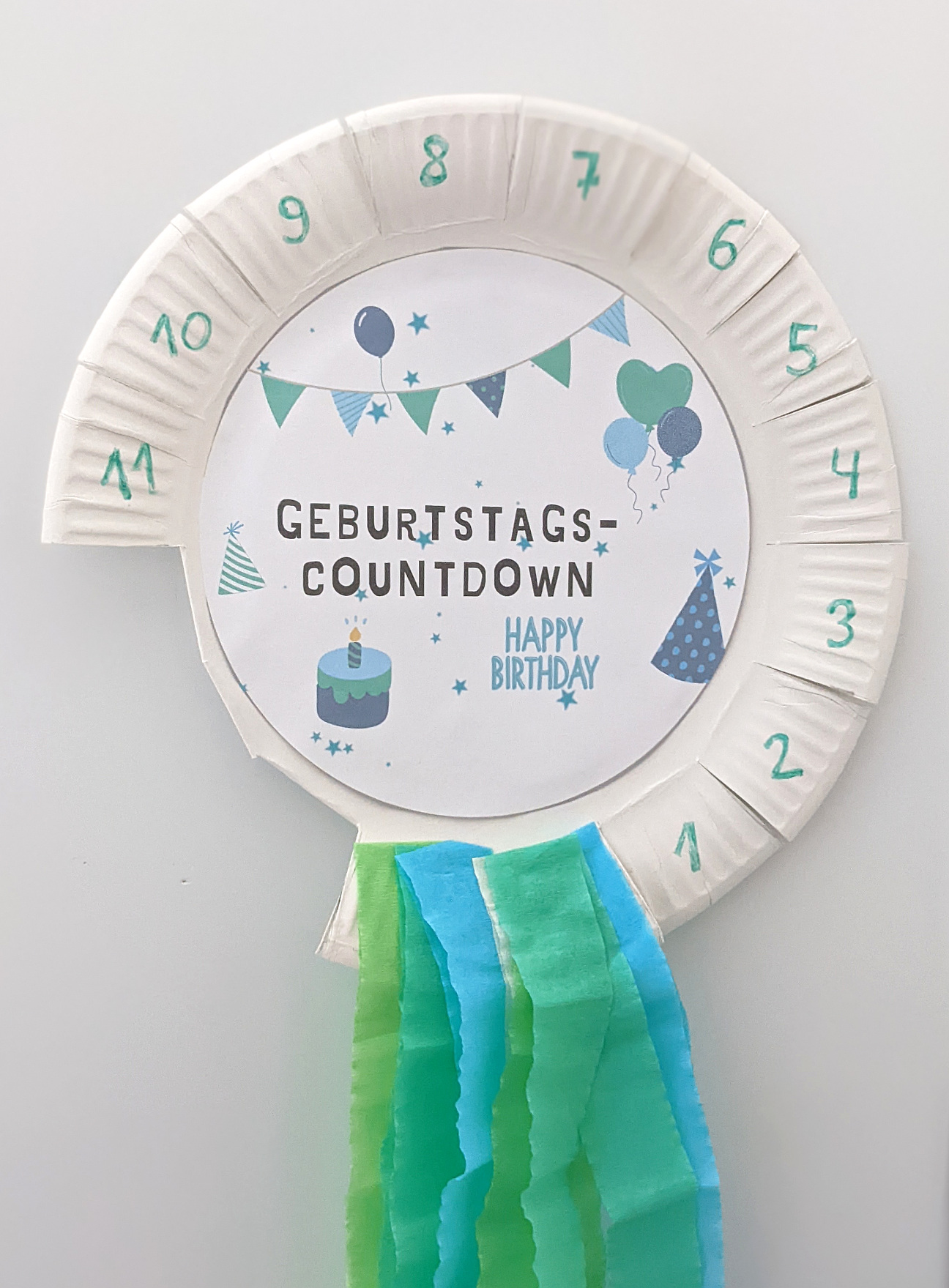 Geburtstagscountdown Kinder DIY