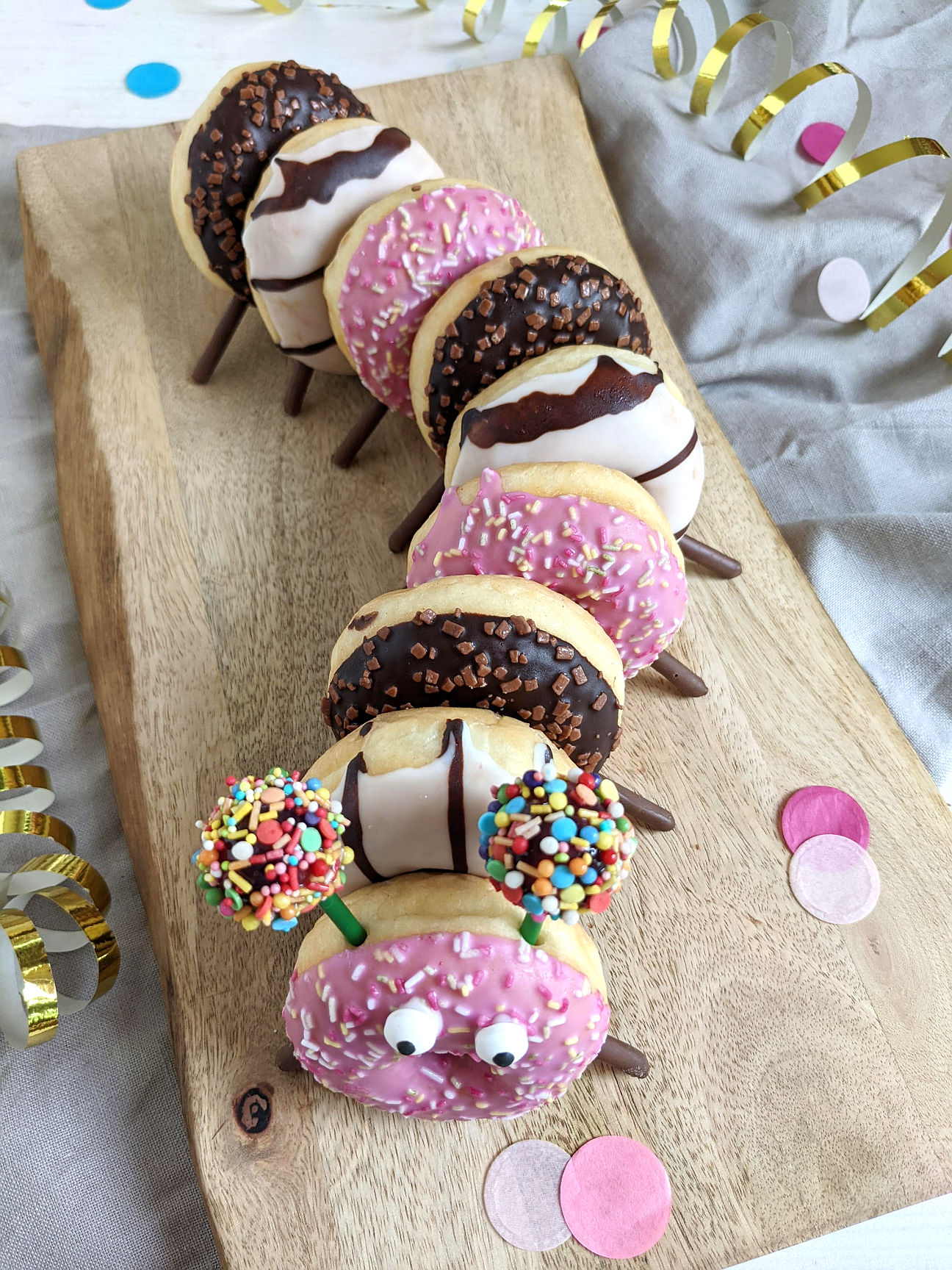 Donut Raupe Rezept