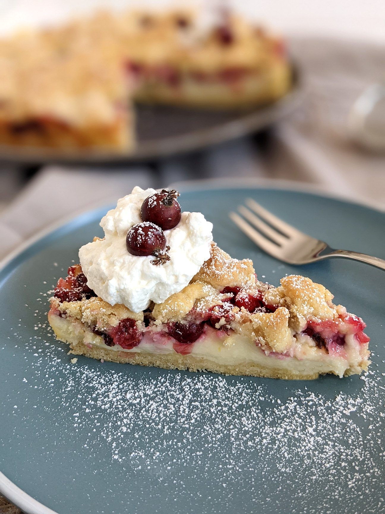 Stachelbeerkuchen mit Pudding Rezept