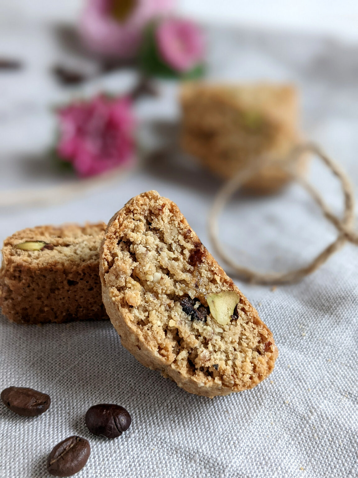 Rezept: Espresso-Cantuccini mit Pistazien - Lavendelblog