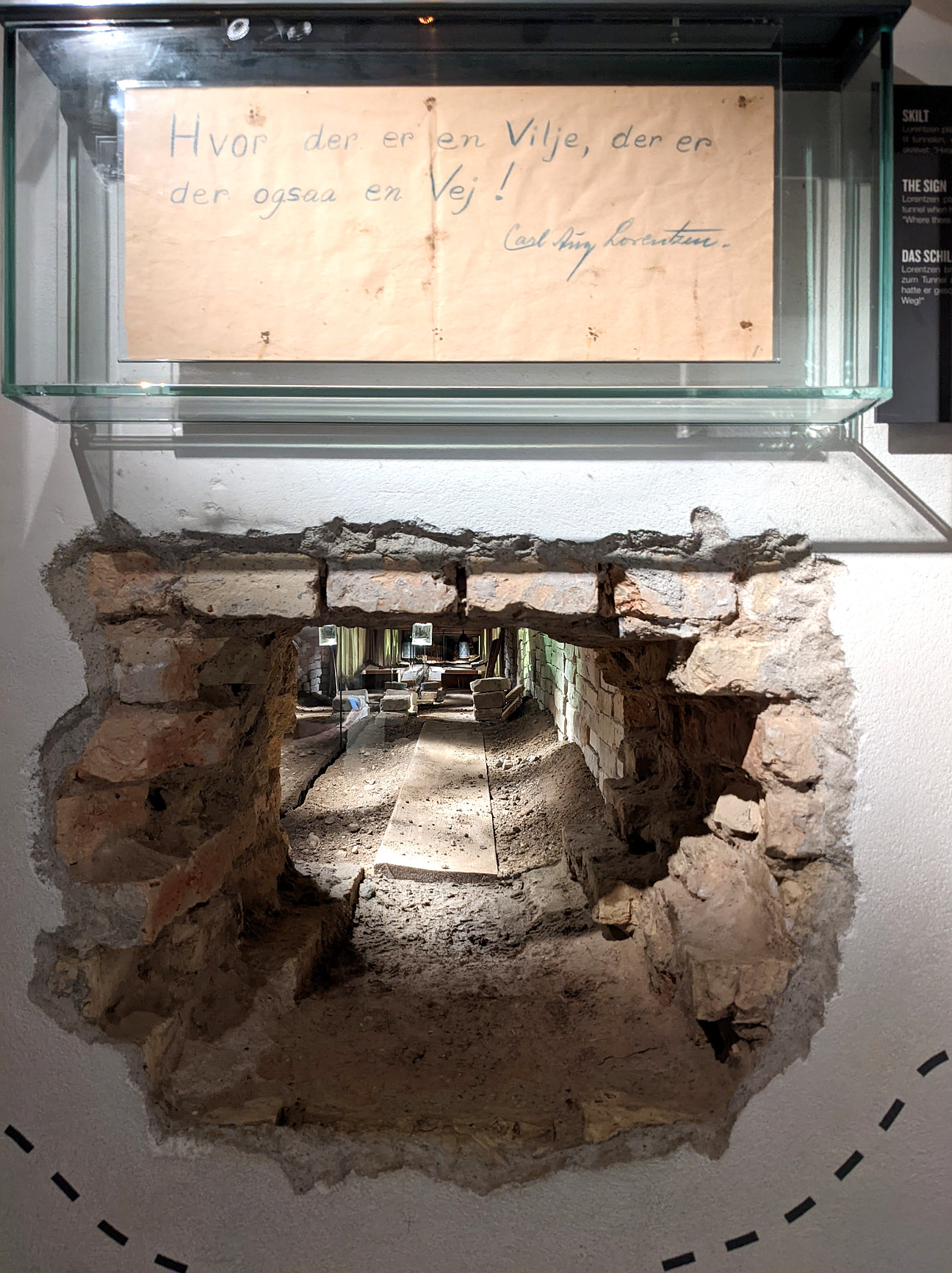 Fluchttunnel Gefängnismuseum Horsens