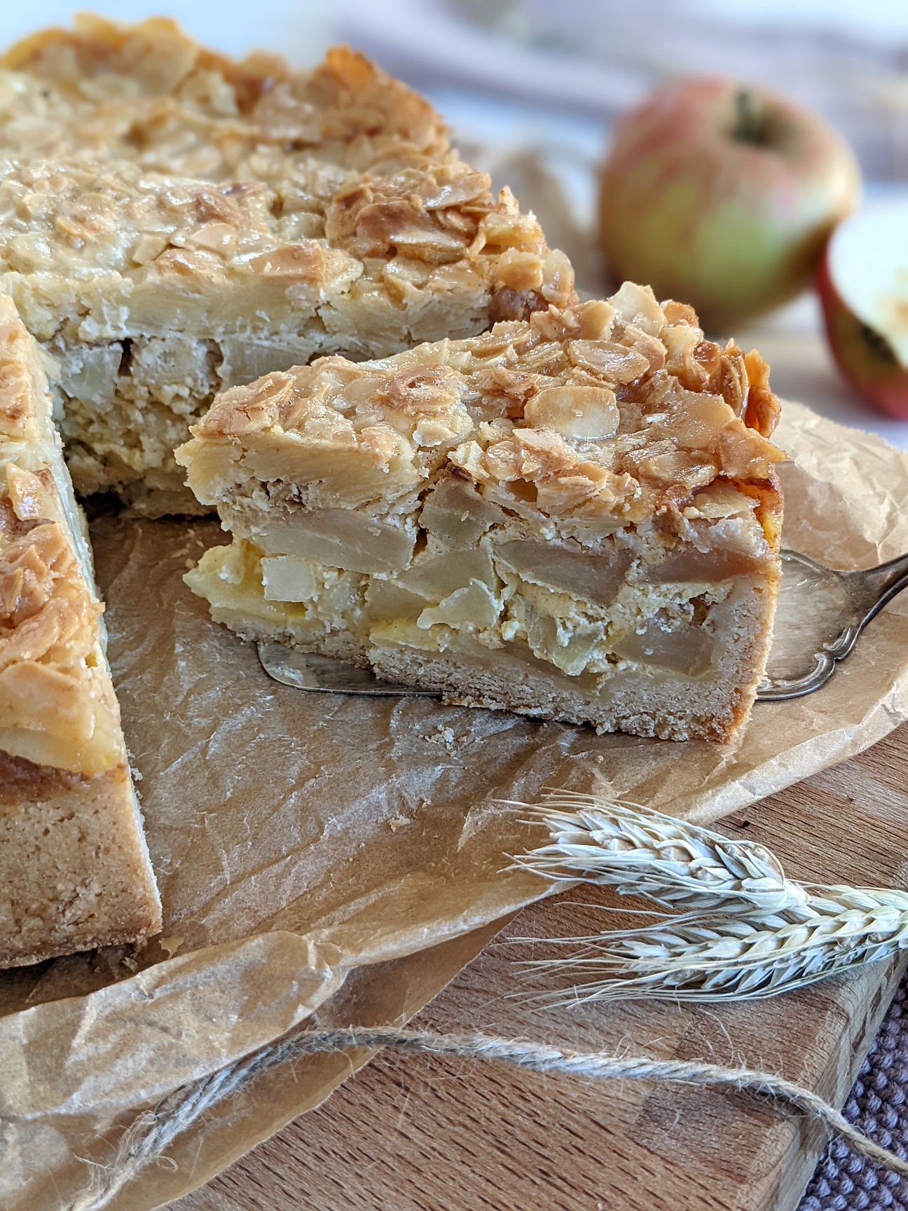 Rezept Apfel-Bienenstich-Kuchen