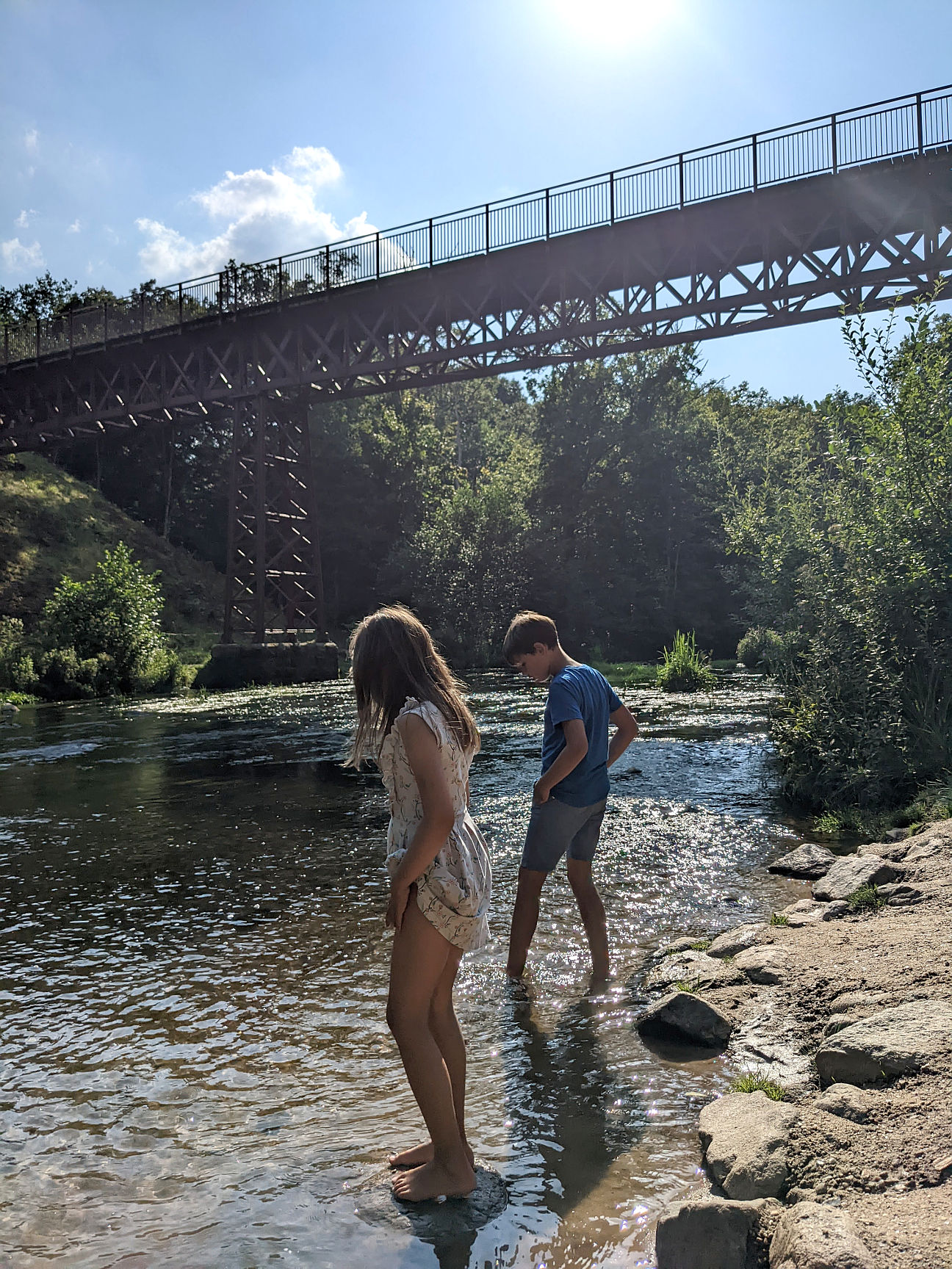 wiedergefundene Brücke Kystlandet